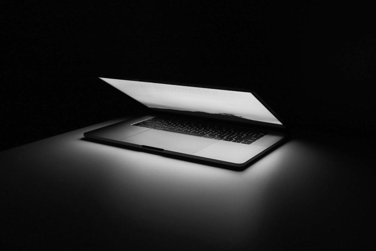 A person sitting at a desk in front of a computer